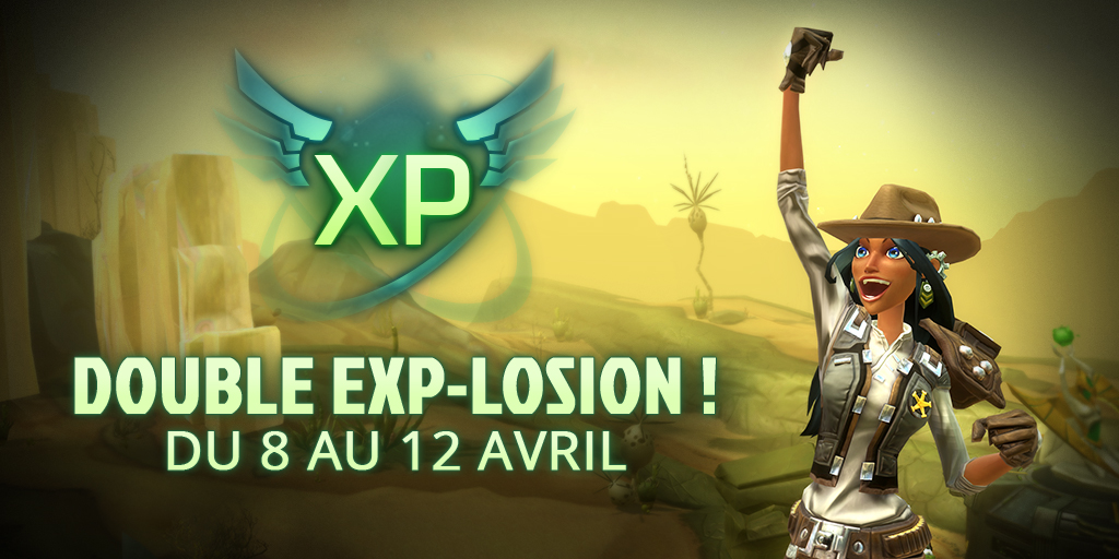 Points d'EXP doublés sur Wildstar